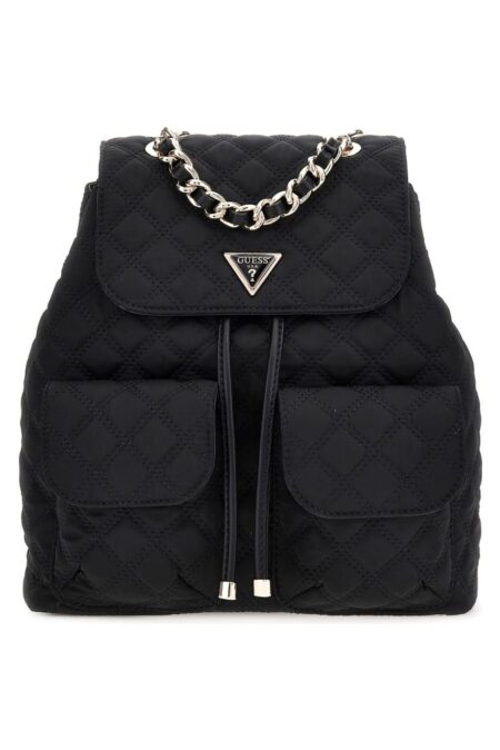 Guess Γυναικείο Backpack Καπιτονέ Giully Flap (HWYQ9673330-BLA)