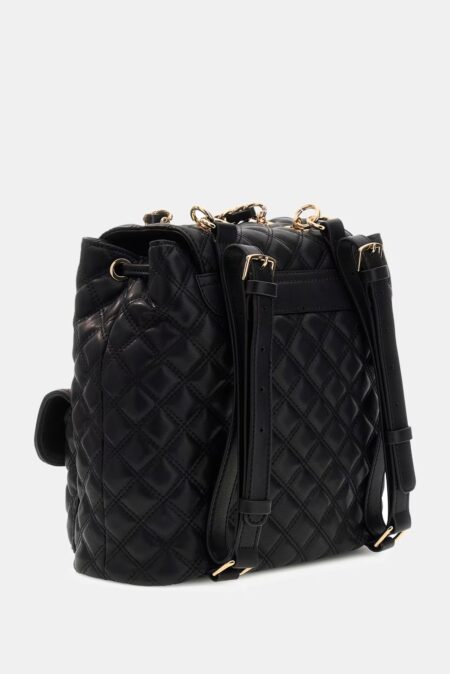 Guess Γυναικείο Backpack Καπιτονέ Giully Flap (HWQG9673330-BLA)