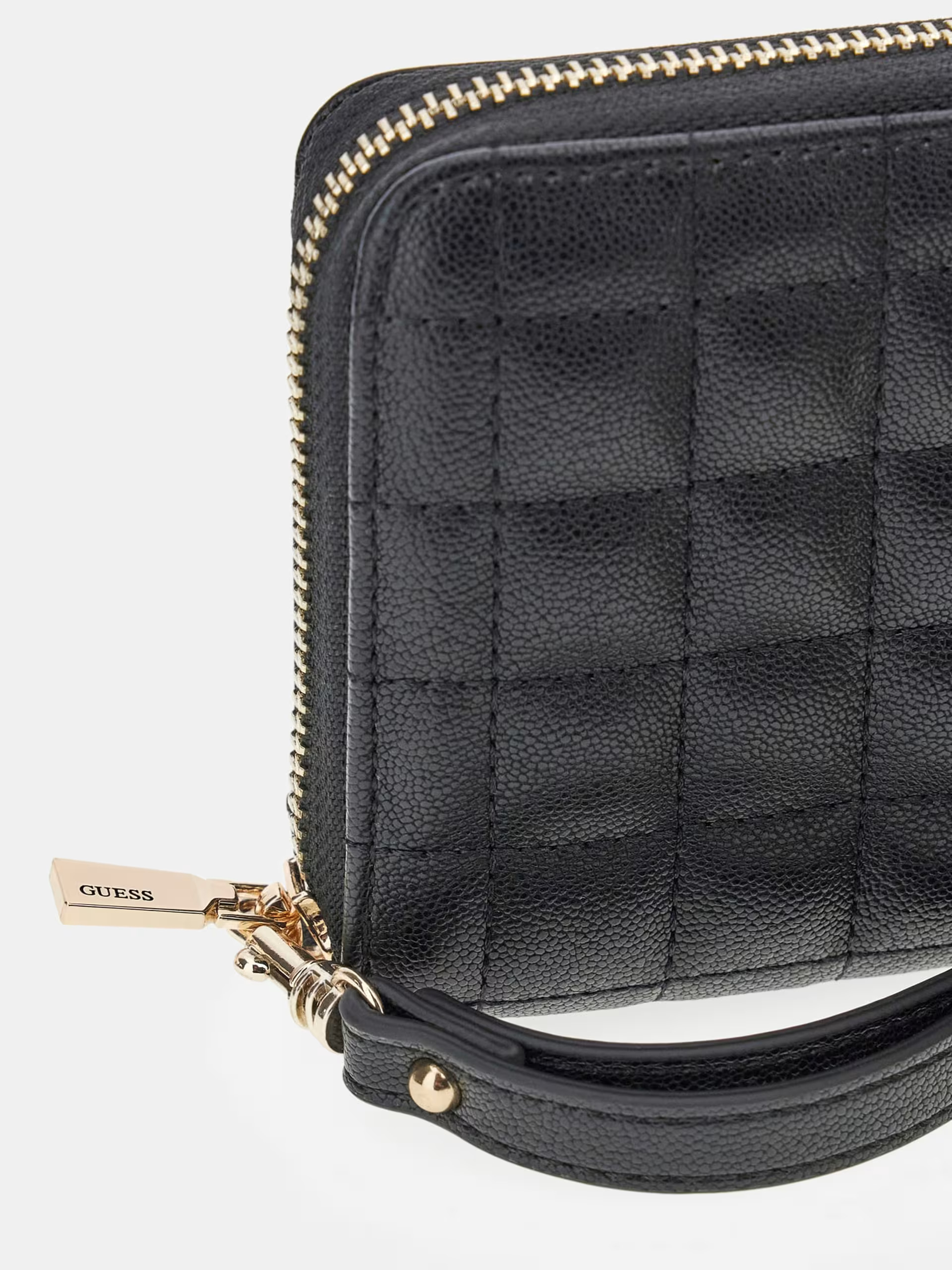 Guess Γυναικείο Πορτοφόλι Nadira SLG Large Zip Around (SWQG8424146-BLA)
