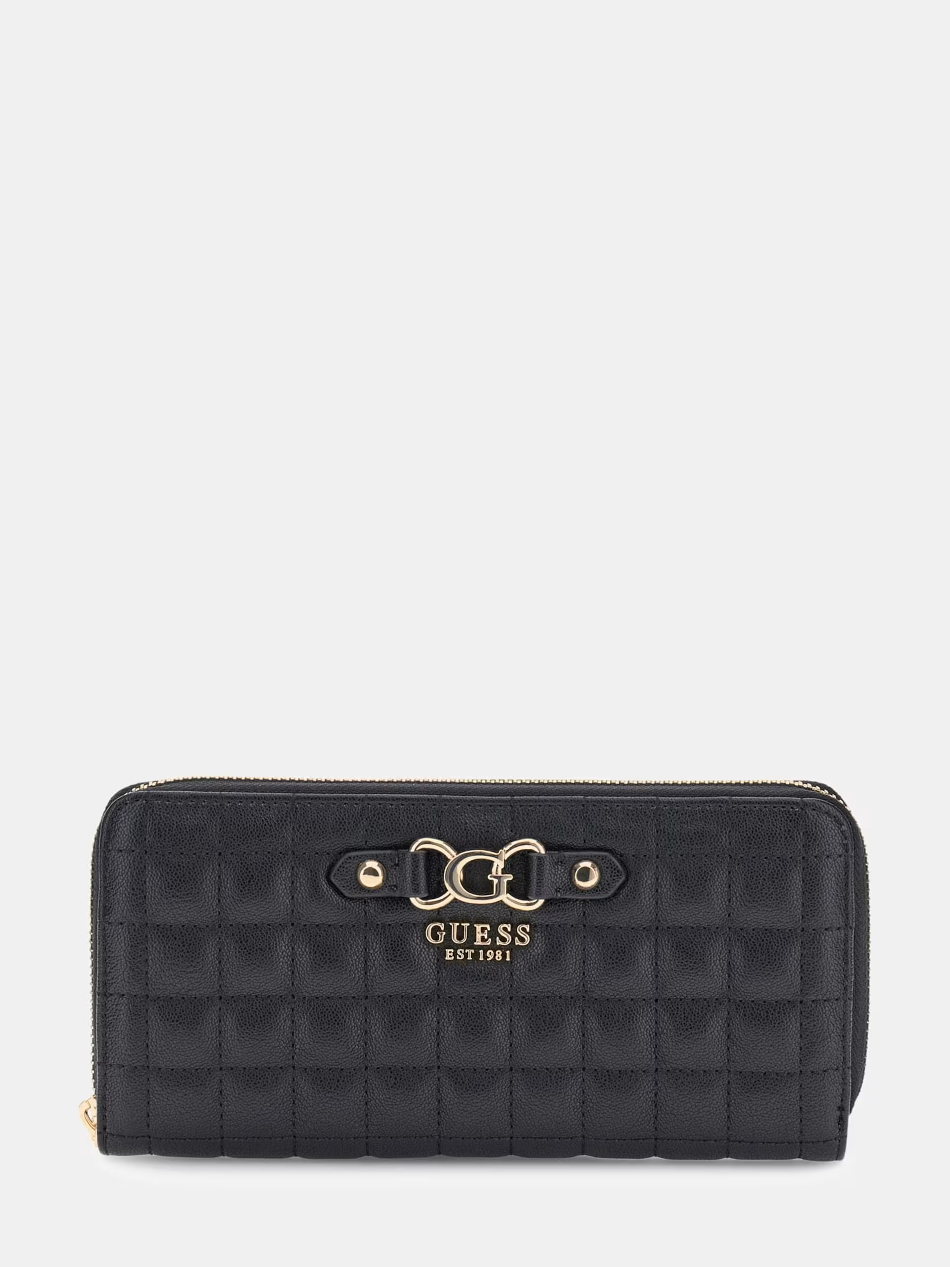 Guess Γυναικείο Πορτοφόλι Nadira SLG Large Zip Around (SWQG8424146-BLA)