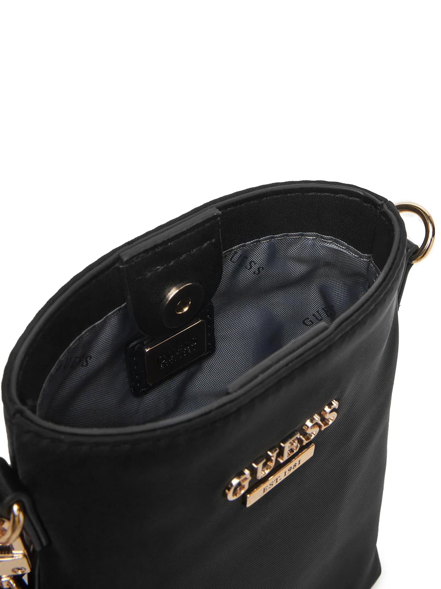 Guess Γυναικείο Τσαντάκι Κινητού Follie Travel Chit Chat (TWNN9676015-BLA) 1