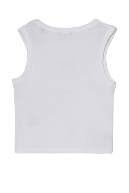 Guess Παιδική Αμάνικη Μπλούζα Rib Top Με Λογότυπο Κορίτσι (J4YI16KBZP4-G011) 2