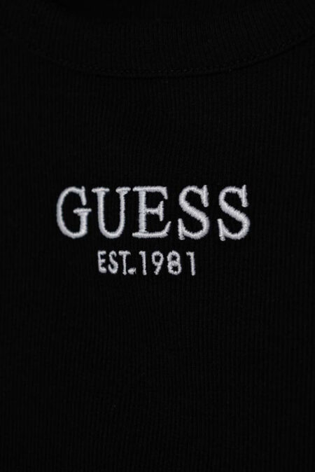 Guess Παιδική Αμάνικη Μπλούζα Rib Top Με Λογότυπο Κορίτσι (J4YI16KBZP4-JBLK)2