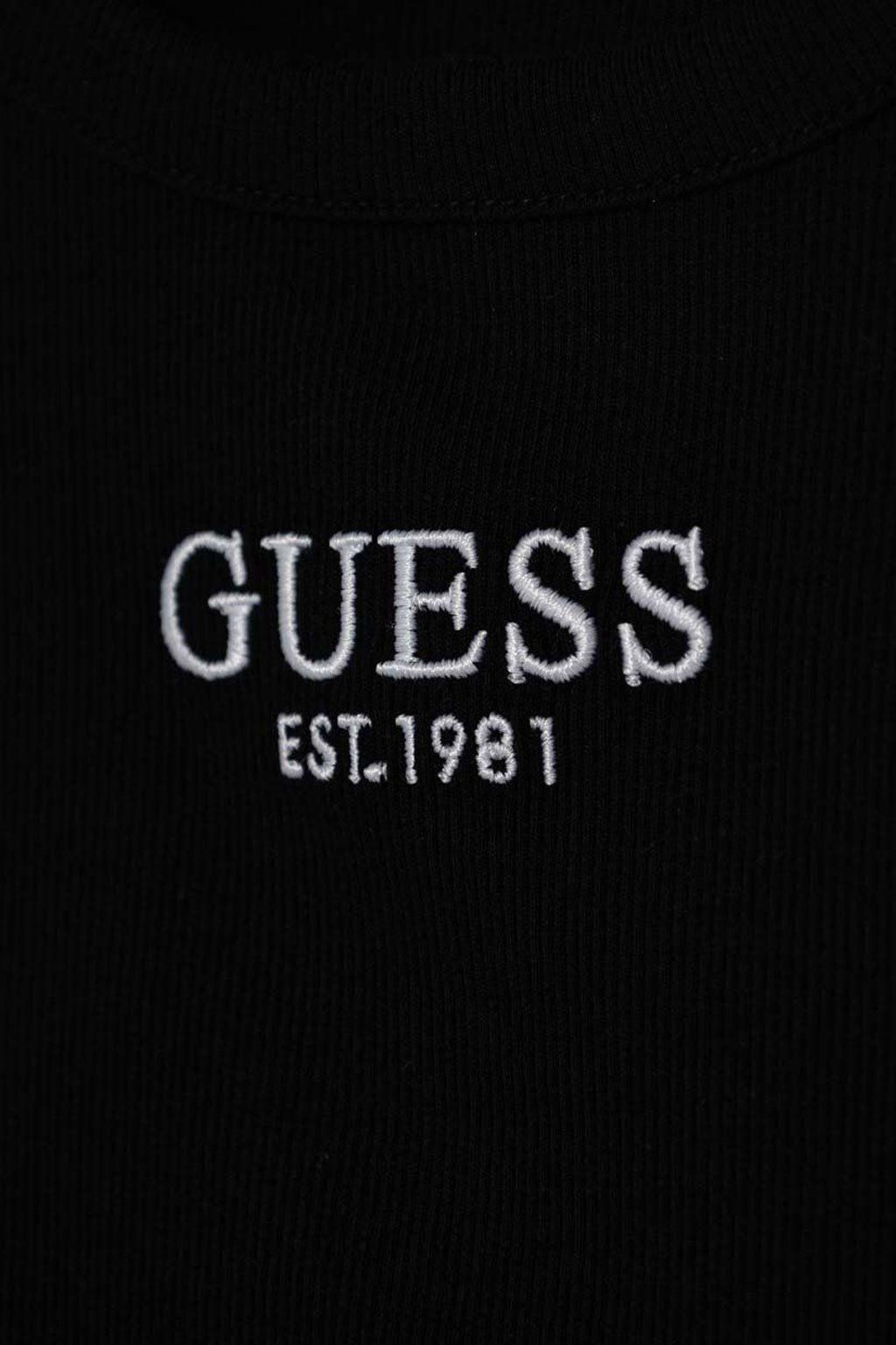 Guess Παιδική Αμάνικη Μπλούζα Rib Top Με Λογότυπο Κορίτσι (J4YI16KBZP4-JBLK)2