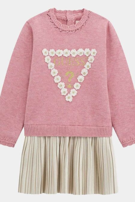 Guess Παιδικό Πλεκτό Φόρεμα Mixed Fabric (K5YK08Z3OS0-F9CB)