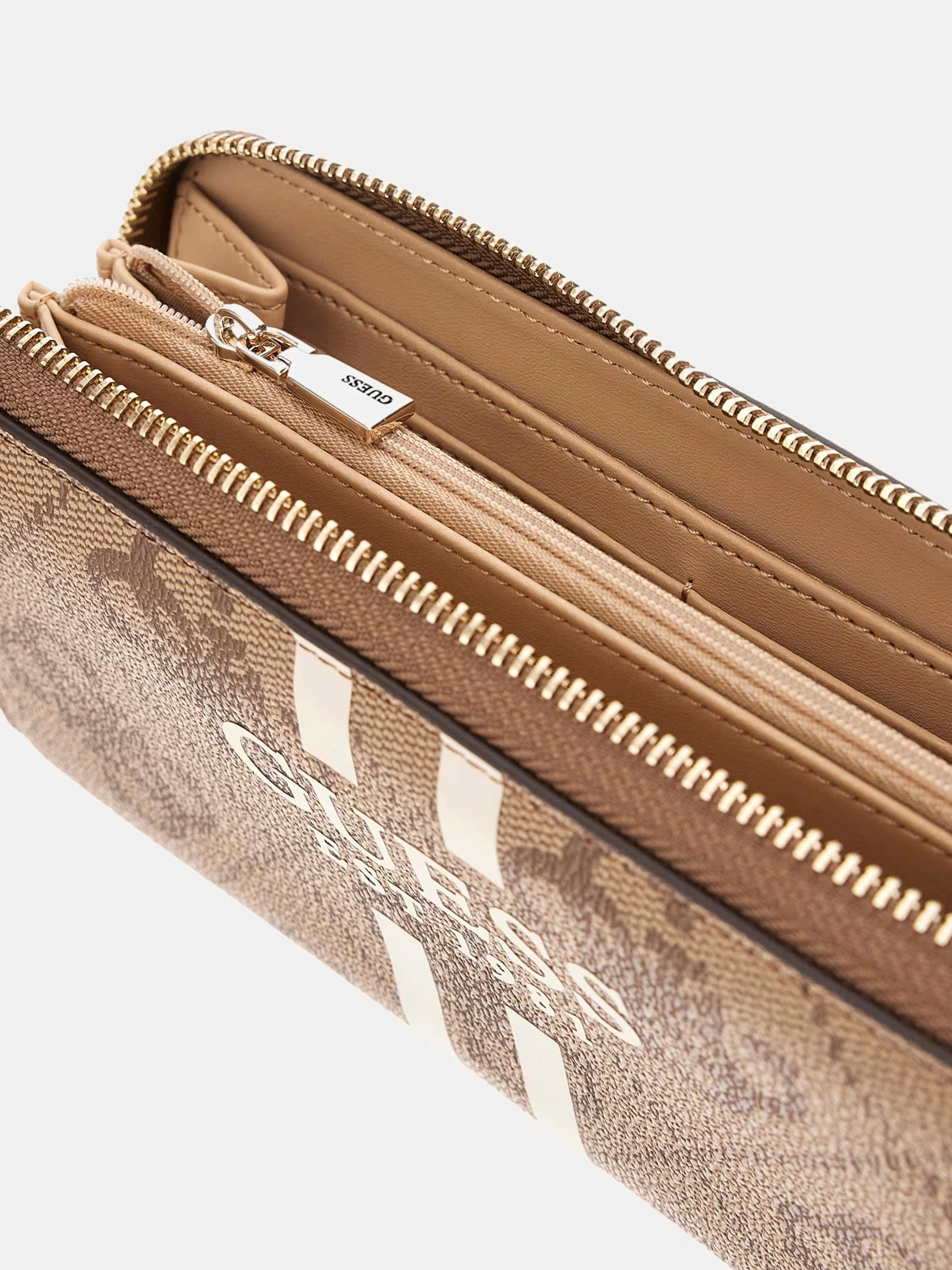 Guess Πορτοφόλι Laurel Με Λογότυπο 4G SLG Large Zip (SWOS7459146-LTL)