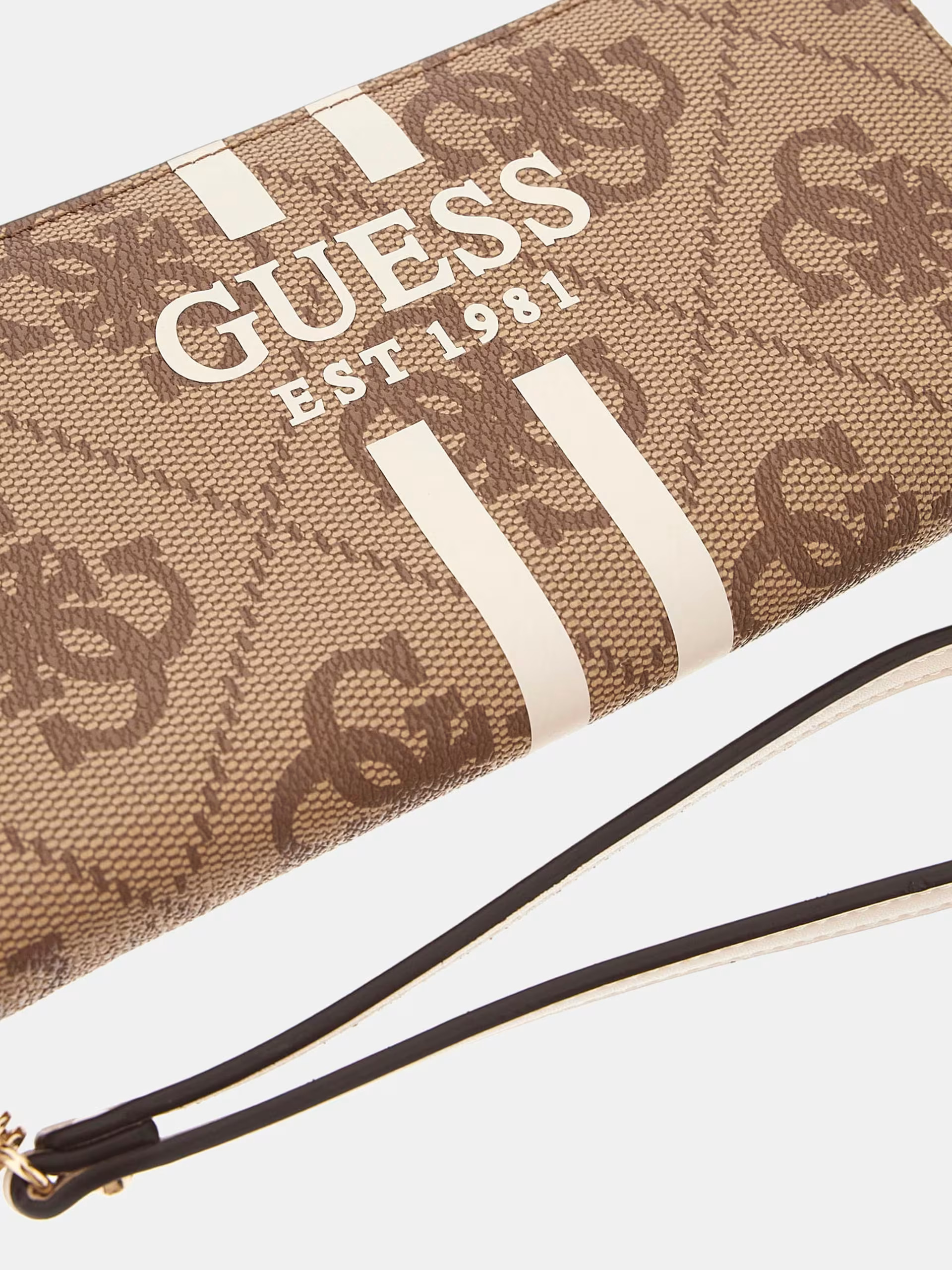 Guess Πορτοφόλι Laurel Με Λογότυπο 4G SLG Large Zip (SWOS7459146-LTL)
