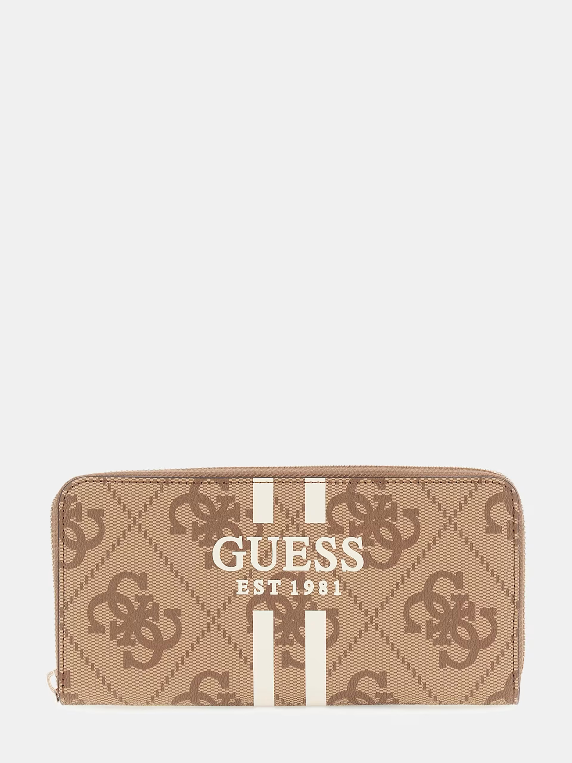 Guess Πορτοφόλι Laurel Με Λογότυπο 4G SLG Large Zip (SWOS7459146-LTL)