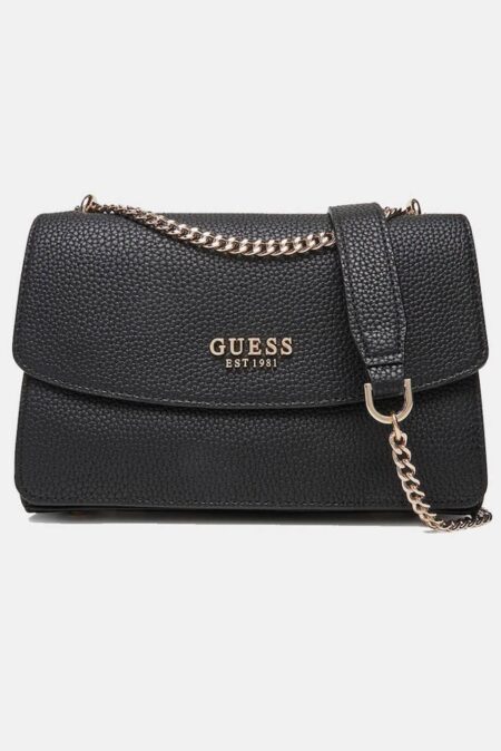Guess Τσάντα Ώμου Και Χιαστί Calista Convertible Xbody (HWBG7334210-BLA)