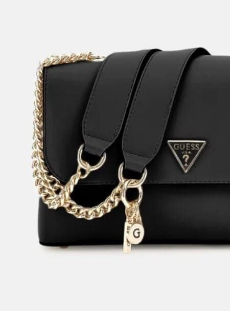 Guess Τσάντα Ώμου Και Χιαστί Daryna 2 Convertible Xbody (HWVG7208200-BLA)