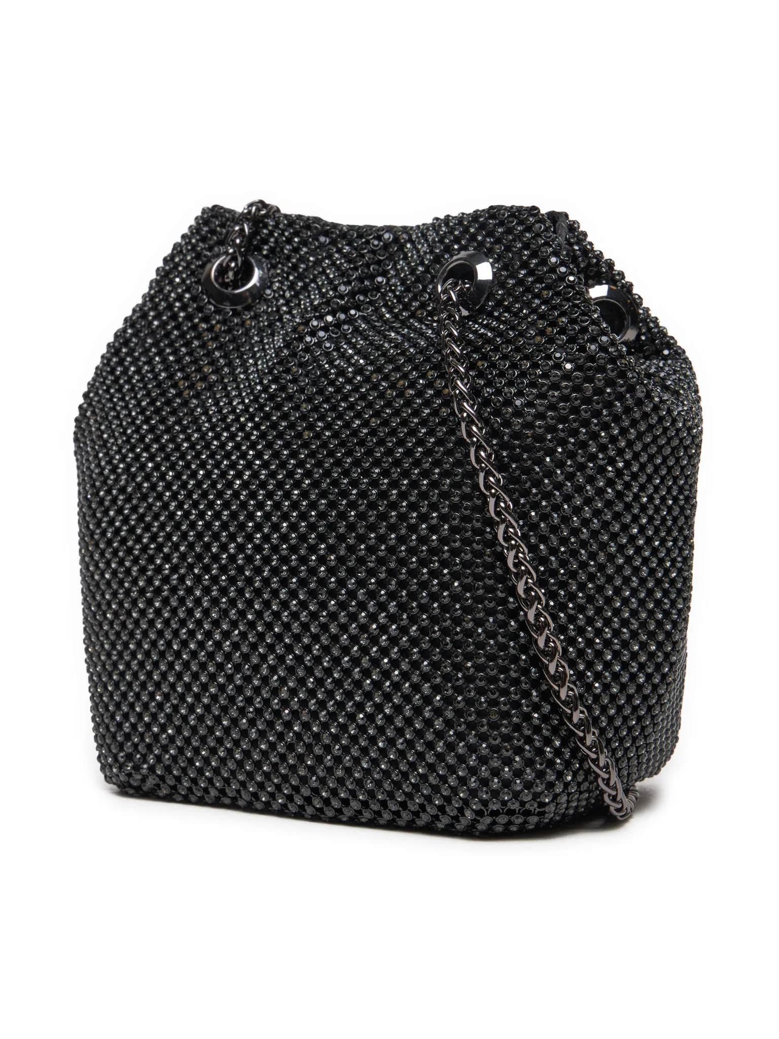 Guess Τσάντα Χιαστή Βραδινή Zalina Pouch (HWRB9350750-BLA)