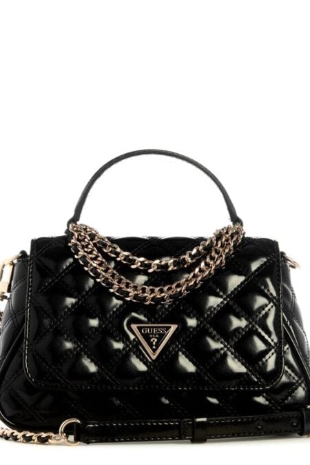 Guess Τσάντα Χιαστί Και Χειρός Giully Top Handle (HWTG9673190-BLA)