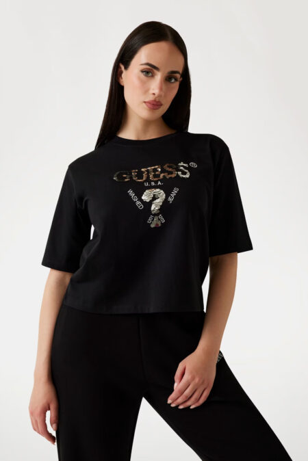 Guess Γυναικεία Κοντομάνικη Μπλούζα Aurelie Boxy T-Shirt (V4YI06I3Z14-FJ8N)