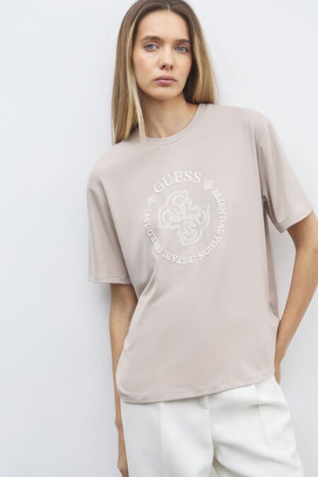 Guess Γυναικεία Κοντομάνικη Μπλούζα Carla Boxy Tee (V5YI05KCOA2-G1BQ)