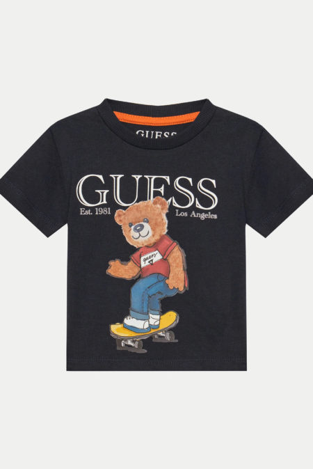 Guess Βρεφικό Σετ Μπλέ Μπλούζα+Σορτς Αγόρι (I5GG02K8HM4-G7V2) 1