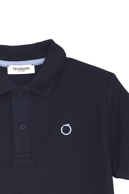 Trussardi Παιδική Κοντομάνικη Μπλούζα Με Λογότυπο Polo Vielle Αγόρι (TBP25006PO)