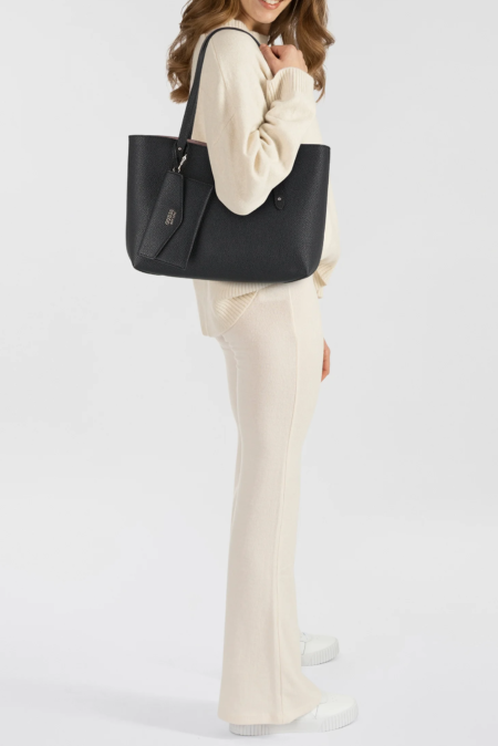 Guess Γυναικεία Τσάντα Ώμου Brenton Tote Μαύρη (HWPG9648230-BLA) 3