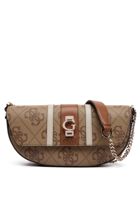 Guess Γυναικεία Τσάντα Ώμου Erenia Convertible Με Λογότυπο 4G (HWSO7838210-LTL)