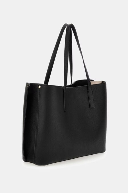 Guess Γυναικεία Τσάντα Ώμου Meridian Tote Μαύρη (HWBG6974230-BLA)