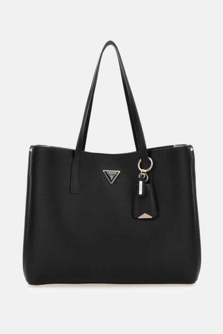 Guess Γυναικεία Τσάντα Ώμου Meridian Tote Μαύρη (HWBG6974230-BLA)