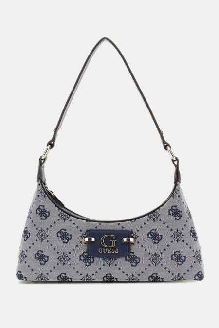 Guess Γυναικεία Τσάντα Ώμου Neda Top Zip Με Λογότυπο 4G (HWJP9654170-NLO)