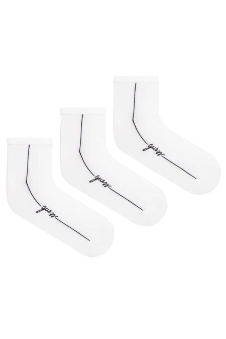 Guess Γυναικείες Κάλτσες Με Λογότυπο 3 Pack (O4YG06KBZU0-G011) 1