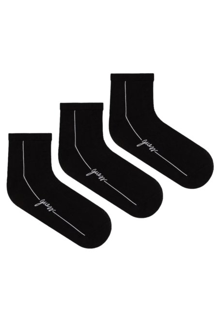 Guess Γυναικείες Κάλτσες Με Λογότυπο 3 Pack (O4YG06KBZU0-JBLK) 1