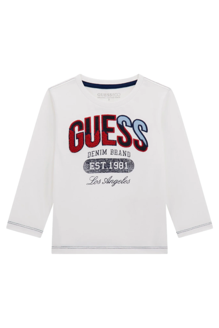 Guess Παιδική Μακρυμάνικη Μπλούζα Με Λογότυπο T-Shirt (N5BI06I3Z14-G011)