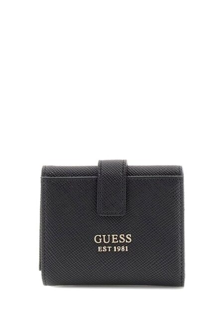 Guess Πορτοφόλι Rosalba SLG Petite Trifold Mini (SWZG9657138-BLA)