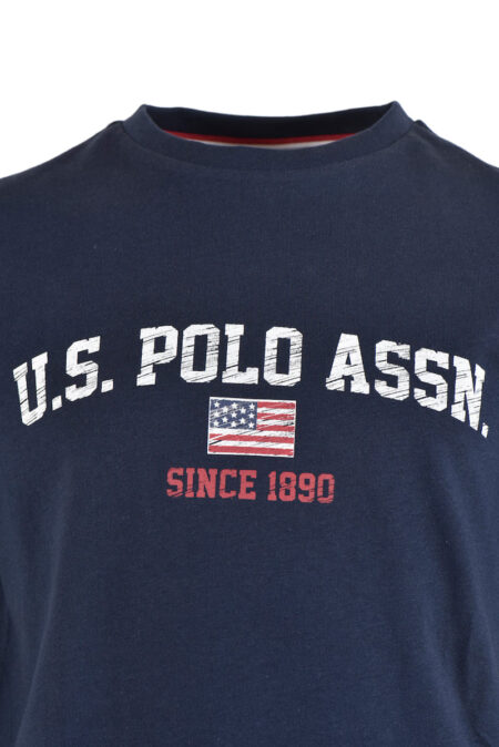 U.S. Polo Assn Παιδική Κοντομάνικη Μπλούζα Sand Αγόρι (US41554003-179)