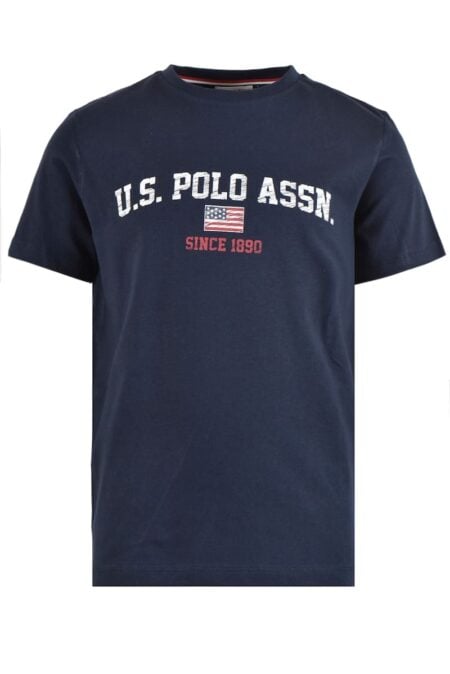 U.S. Polo Assn Παιδική Κοντομάνικη Μπλούζα Sand Αγόρι (US41554003-179)
