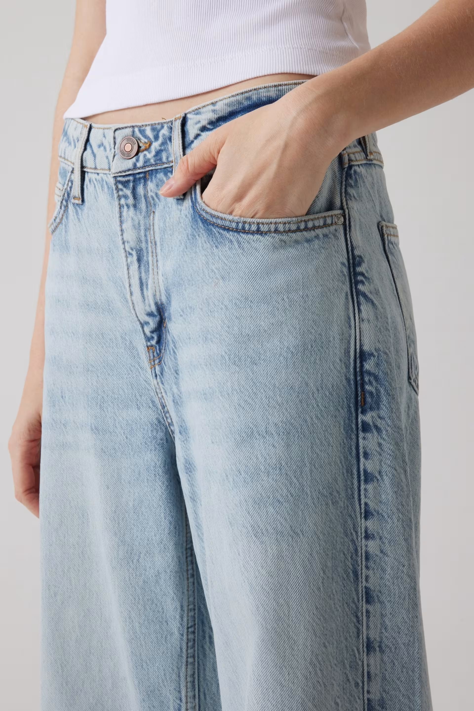 Guess Γυναικείο Τζιν Παντελόνι Bellflower (W5RA82D5BO0-JRSY)