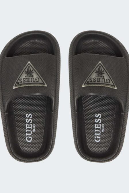 Guess Παιδικές Σαγιονάρες Μαύρο Rubber (H5GZ03WG5X0-JBLK)