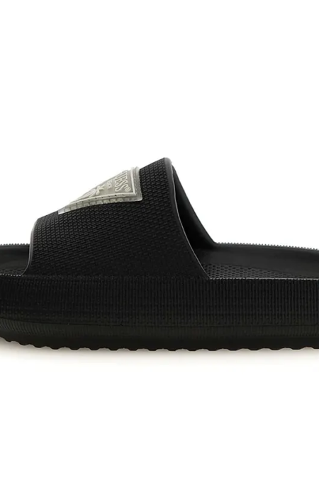 Guess Παιδικές Σαγιονάρες Μαύρο Rubber (H5GZ03WG5X0-JBLK)