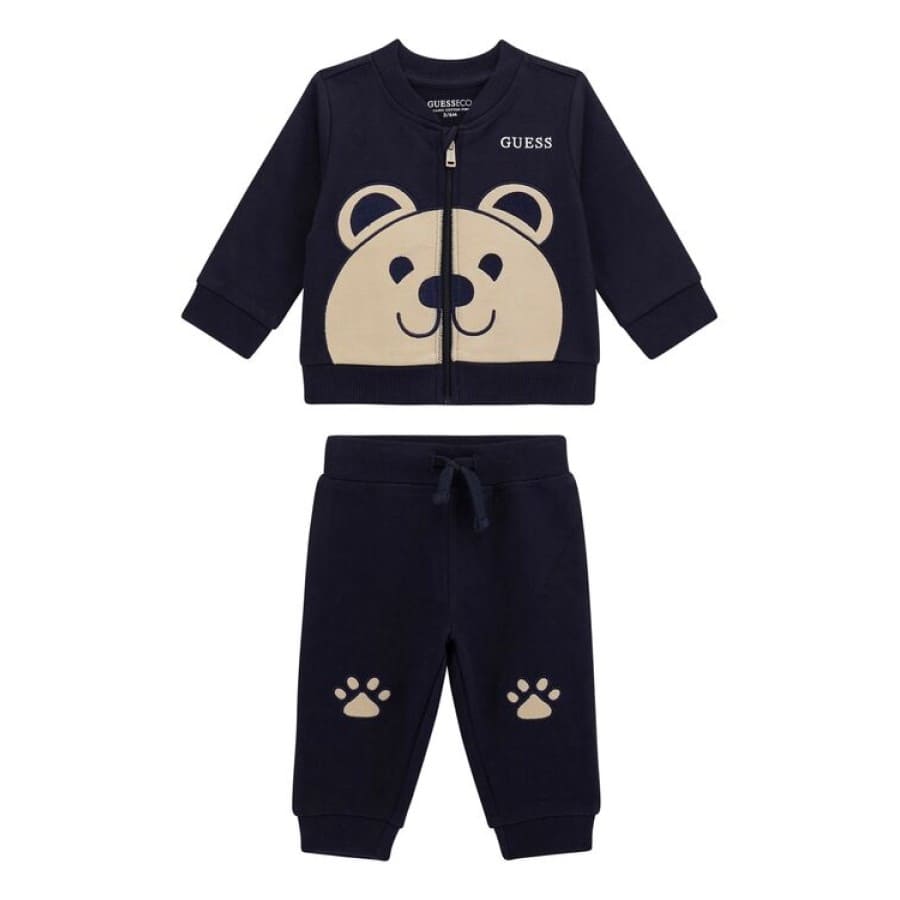 Guess Βρεφικό Σετ Ζακέτα Με Παντελόνι Boy (I5YG11KA6R0-G7V2)
