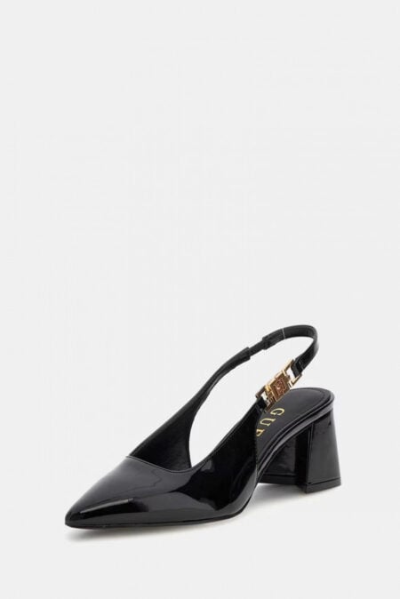 Guess Γυναικεία Γόβα Από Λουστρίνι Zabela (FLPZABPAF05-BLACK)