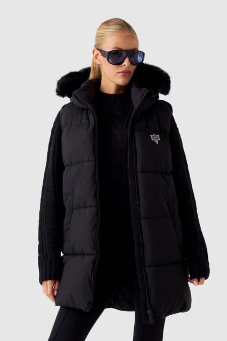 Guess Γυναικείο Αμάνικο Μπουφάν Katrina Ski Hood (W5Bl81W3282-JBLK) 4