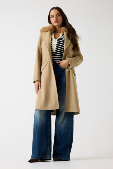 Guess Γυναικείο Παλτό New Patrice BeltedCoat (W5BL25W2672-G1FE