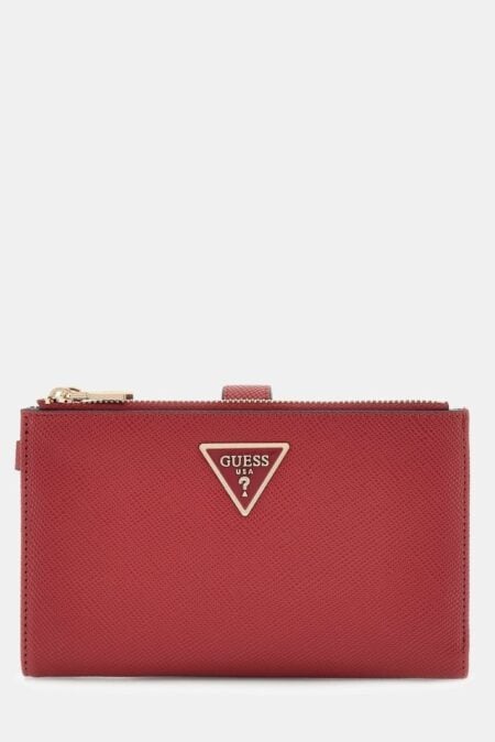 Guess Γυναικείο Πορτοφόλι Laurel SLG Dbl Zip Organizer (SWZG7459157-GAR)