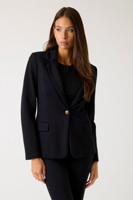 Guess Γυναικείο Σακάκι Chissy Breasted Blazer (W5BN66KCMU2-JBLK)