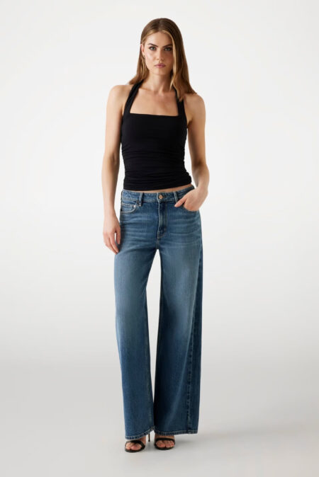 Guess Γυναικείο Τζιν Παντελόνι Bellflower (W5YA82D4K30-AR1O)