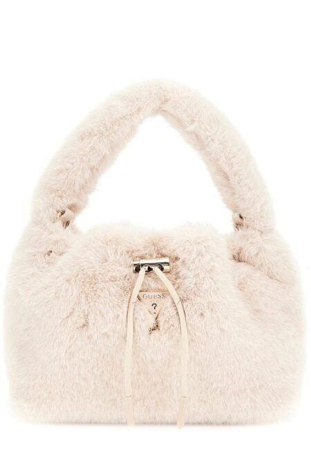 Guess Παιδική Τσάντα Χειρός Γούνινη Εκρού Girl (J5BZ24W3210-G012)
