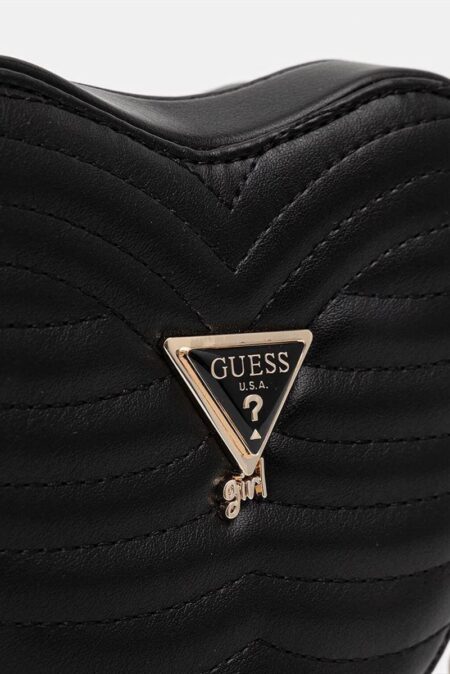 Guess Παιδική Τσάντα Χιαστί Mini Crossbody Heart Girl (J5BZ12WGT10-JBLK)