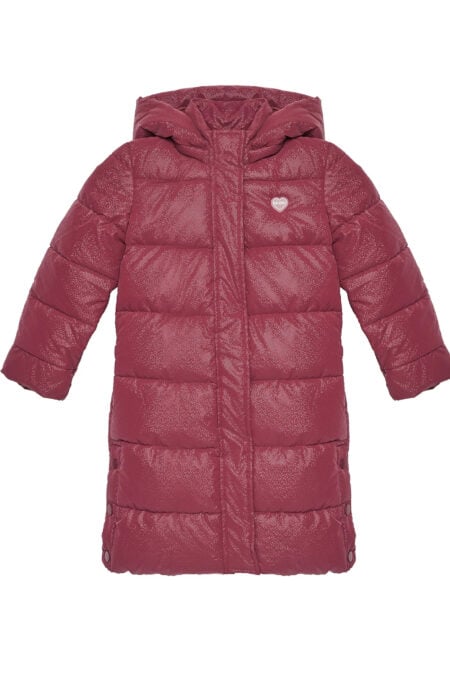 Guess Παιδικό Μακρύ Καπιτονέ Μπουφάν Hooded Κορίτσι (K5BL05WGIW0-G5A9)