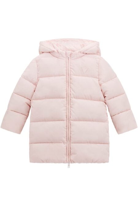 Guess Παιδικό Μπουφάν Long Puffer Με Κουκούλα Κορίτσι (K5BL07WB240-G60N)