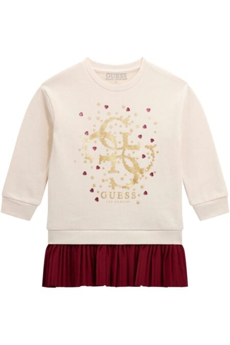 Guess Παιδικό Πλεκτό Φόρεμα Mixed Fabric (K5BK07KAD74-G012)