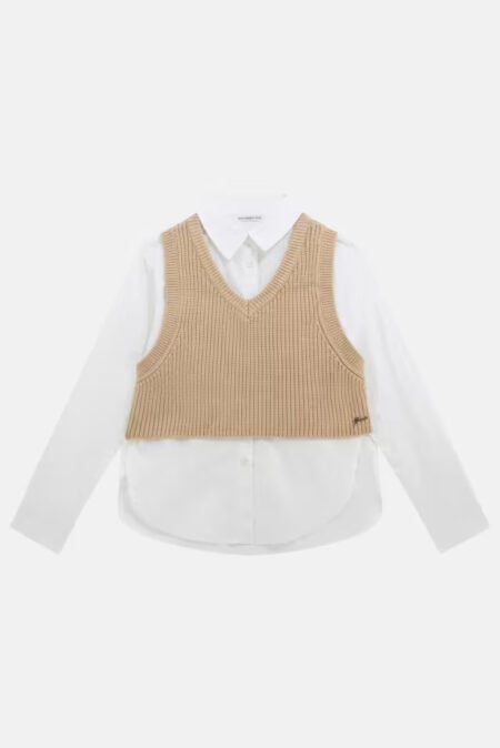 Guess Παιδικό Πουκάμισο Σετ Δυο Τεμαχίων Girl (J5BH01WBHQ0-G011)