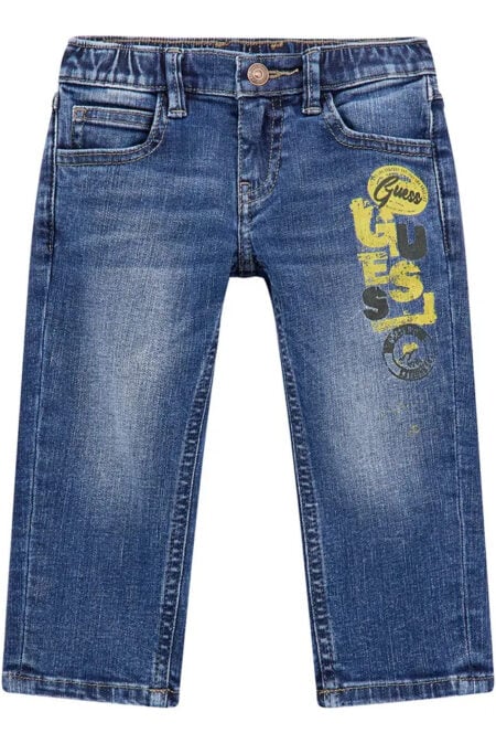 Guess Παιδικό Τζιν Παντελόνι Comfort Regular Αγόρι (N5BA00D46T0-MTP2)
