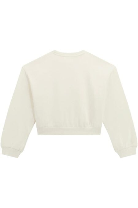 Guess Παιδικό Φούτερ Crop Με Στρας Κορίτσι (J5BQ05KAV34-G012)