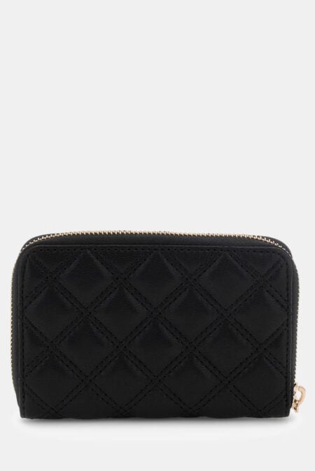 Guess Πορτοφόλι Giully SLG Medium Zip Around (SWQG9673140-BLA)
